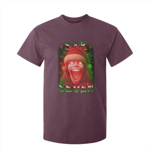 67 Six Seven Christmas Meme T Shirt For Kid The Mason 67 Kid Gen Alpha Slang TS11 Maroon Print Your Wear