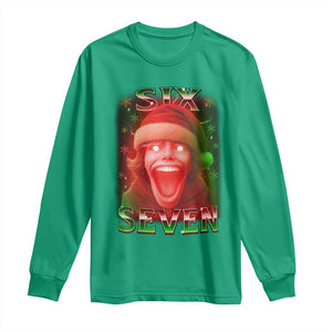 67 Six Seven Christmas Meme Long Sleeve Shirt The Mason 67 Kid Gen Alpha Slang TS11 Irish Green Print Your Wear