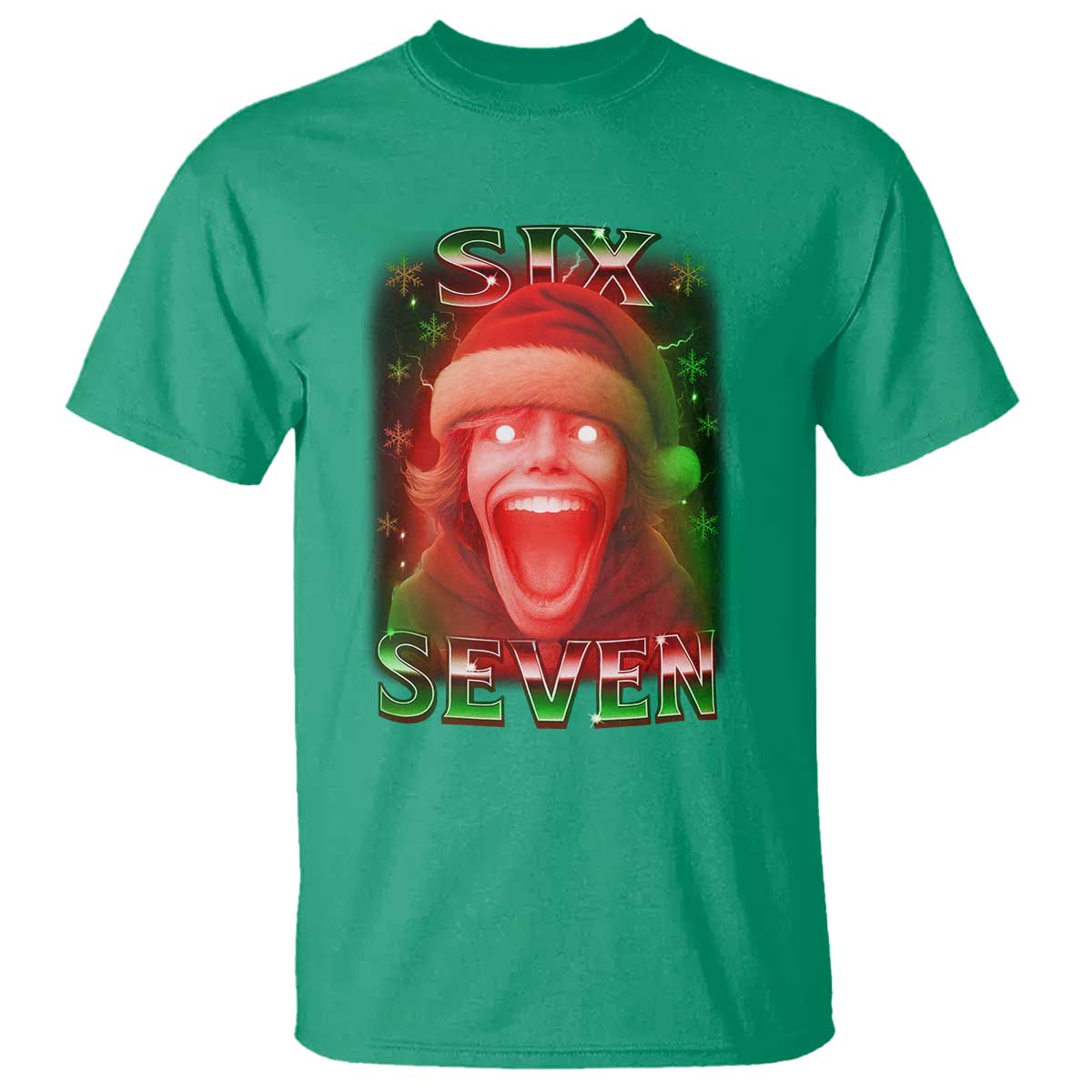 67 Six Seven Christmas Meme T Shirt The Mason 67 Kid Gen Alpha Slang TS11 Irish Green Print Your Wear