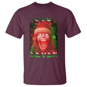 67 Six Seven Christmas Meme T Shirt The Mason 67 Kid Gen Alpha Slang TS11 Maroon Print Your Wear
