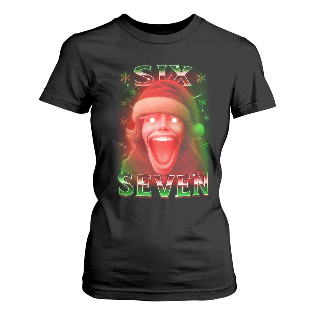 67 Six Seven Christmas Meme T Shirt For Women The Mason 67 Kid Gen Alpha Slang TS11 Black Print Your Wear