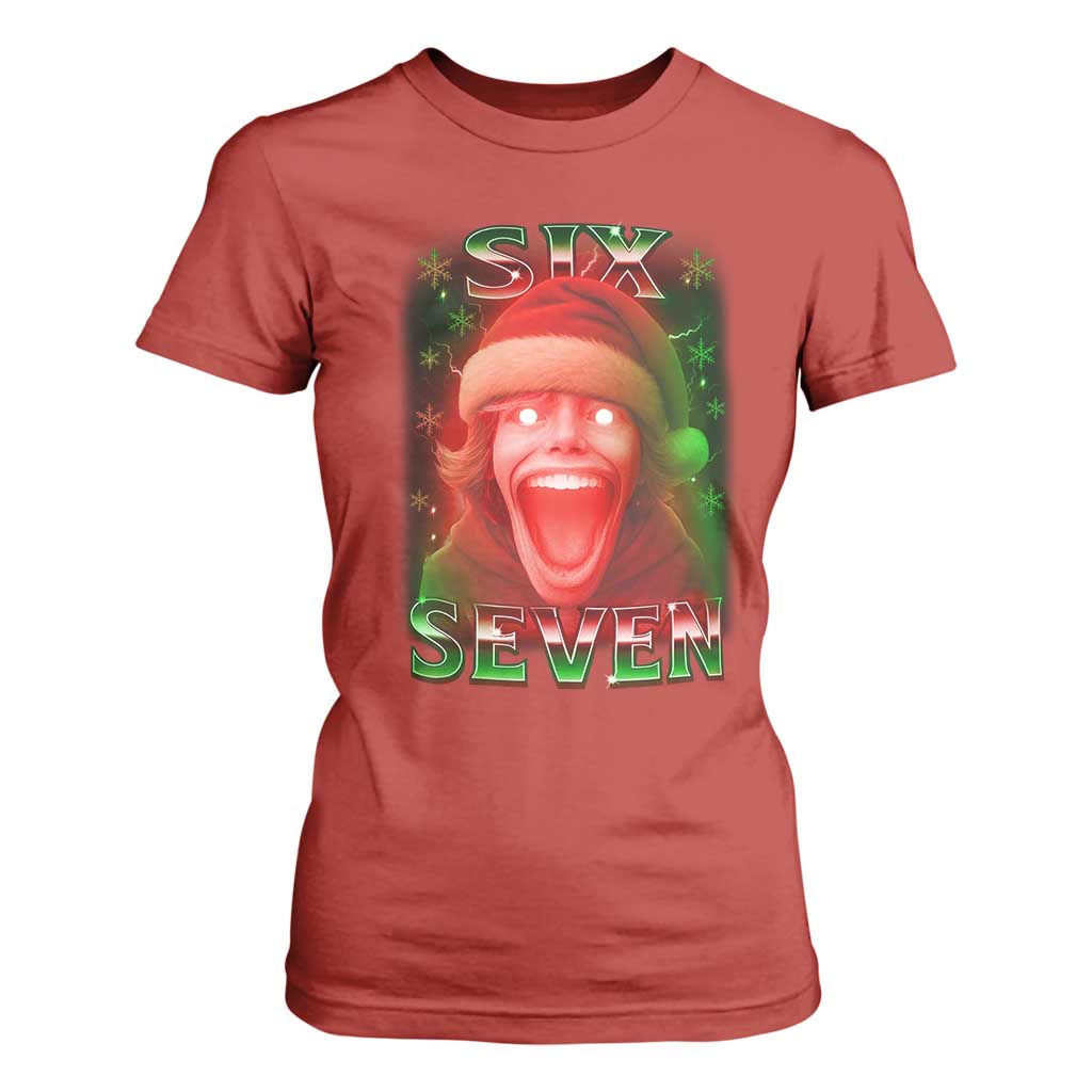 67 Six Seven Christmas Meme T Shirt For Women The Mason 67 Kid Gen Alpha Slang TS11 Red Print Your Wear