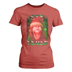 67 Six Seven Christmas Meme T Shirt For Women The Mason 67 Kid Gen Alpha Slang TS11 Red Print Your Wear