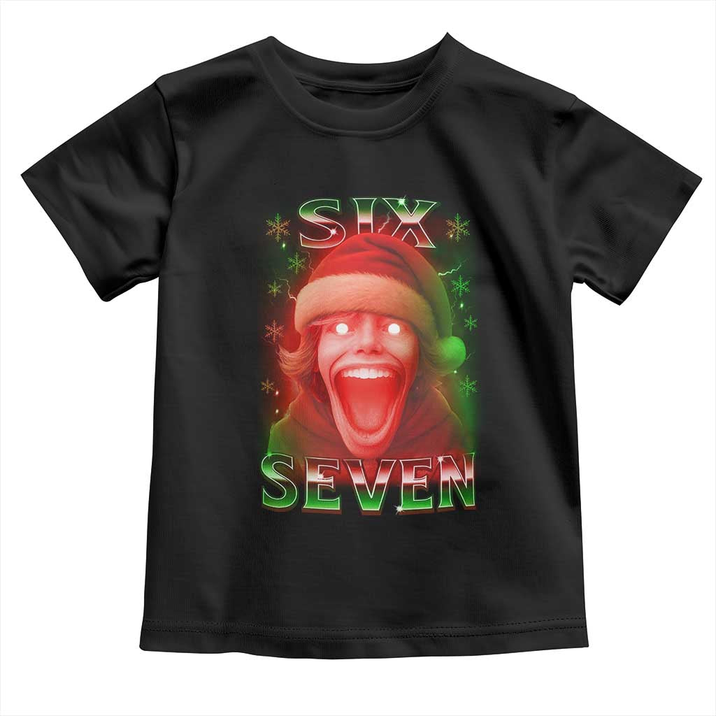 67 Six Seven Christmas Meme Toddler T Shirt The Mason 67 Kid Gen Alpha Slang TS11 Black Print Your Wear