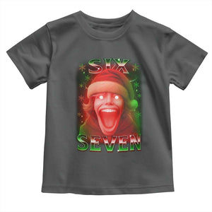 67 Six Seven Christmas Meme Toddler T Shirt The Mason 67 Kid Gen Alpha Slang TS11 Dark Heather Print Your Wear