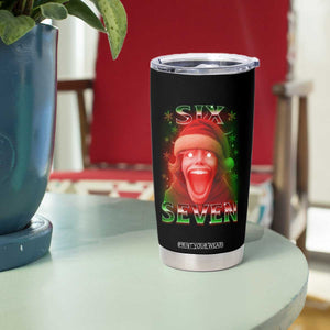 67 Six Seven Christmas Meme Tumbler Cup The Mason 67 Kid Gen Alpha Slang TS11 Print Your Wear