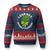 Funny Weed Cannabis 420 Ugly Christmas Sweater I Can Buy Myself Flowers Marijuana Smoking TS11 Navy Red Print Your Wear