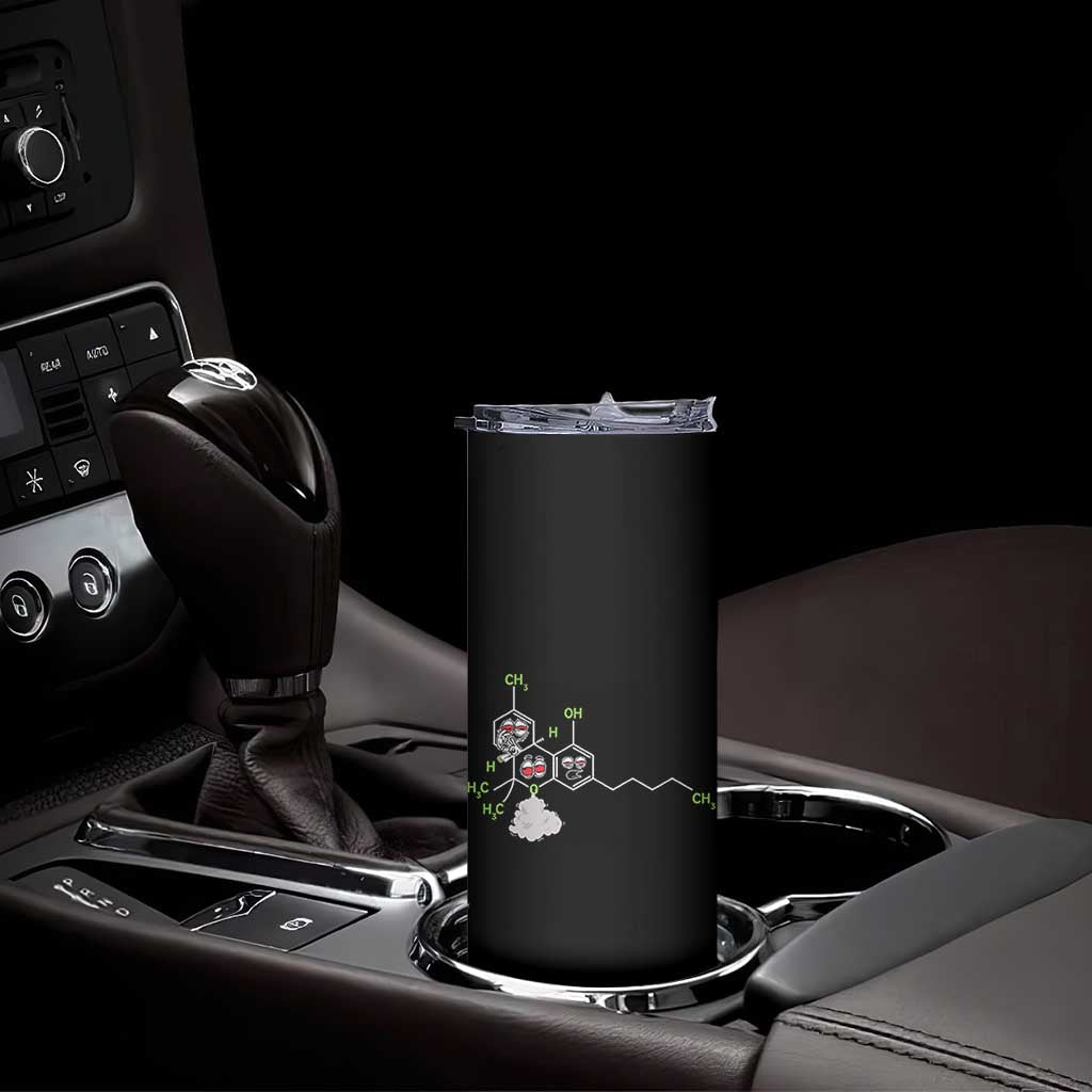 Cannabis Weed Skinny Tumbler Molecule THC Marijuana Stoner TS11 Print Your Wear