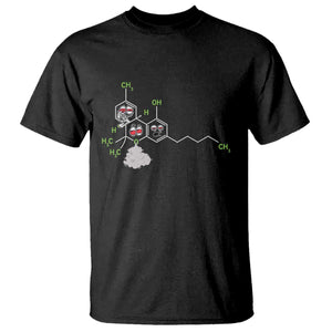 Cannabis Weed T Shirt Molecule THC Marijuana Stoner TS11 Black Print Your Wear