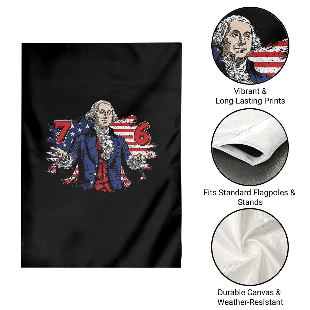 Funny George Washington 67 Garden Flag Six Seven Meme Gen Alpha Slang TS11 Print Your Wear