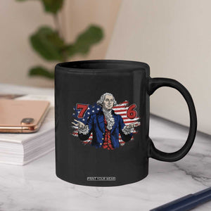 Funny George Washington 67 Coffee Mug Six Seven Meme Gen Alpha Slang TS11 Print Your Wear