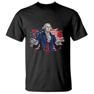 Funny George Washington 67 T Shirt Six Seven Meme Gen Alpha Slang TS11 Black Print Your Wear