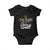 250 Years Born In A Bar Baby Onesie 250th Birthday Military TS11 Black Print Your Wear