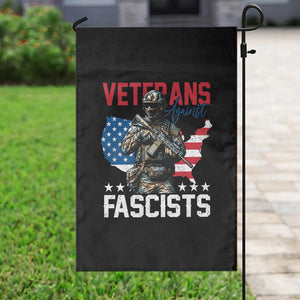 Veterans Against Fascists Garden Flag Patriotic Soldier Vintage American Flag - Print Your Wear