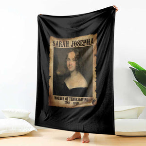 Sarah Josepha Hale Throw Blanket Mother Of Thanksgiving TS11 Print Your Wear