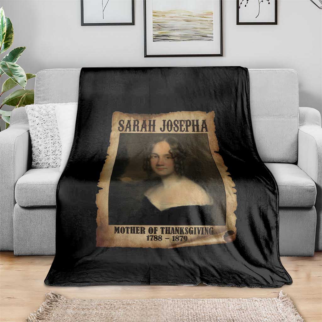 Sarah Josepha Hale Throw Blanket Mother Of Thanksgiving TS11 Print Your Wear