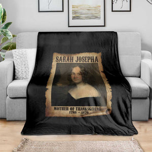 Sarah Josepha Hale Throw Blanket Mother Of Thanksgiving TS11 Print Your Wear