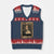 Sarah Josepha Hale V-Neck Knit Sweater Vest Mother Of Thanksgiving TS11 Navy Red Print Your Wear