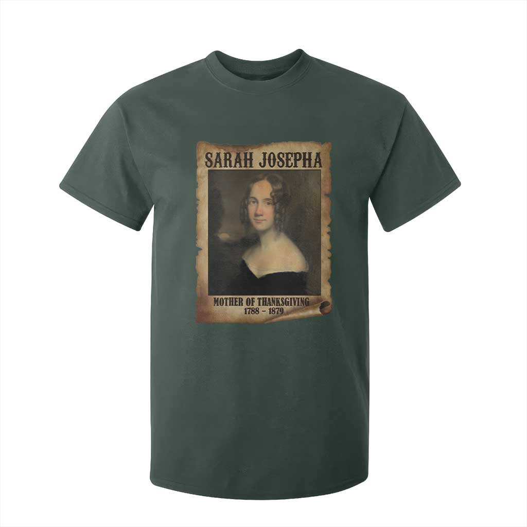 Sarah Josepha Hale T Shirt For Kid Mother Of Thanksgiving TS11 Dark Forest Green Print Your Wear