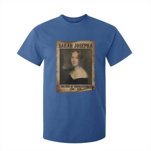 Sarah Josepha Hale T Shirt For Kid Mother Of Thanksgiving TS11 Royal Blue Print Your Wear