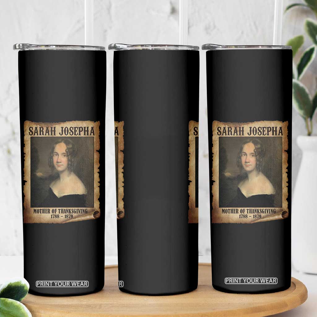 Sarah Josepha Hale Skinny Tumbler Mother Of Thanksgiving TS11 Print Your Wear