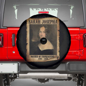 Sarah Josepha Hale Spare Tire Cover Mother Of Thanksgiving TS11 Black Print Your Wear