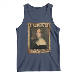 Sarah Josepha Hale Tank Top Mother Of Thanksgiving TS11 Navy Print Your Wear