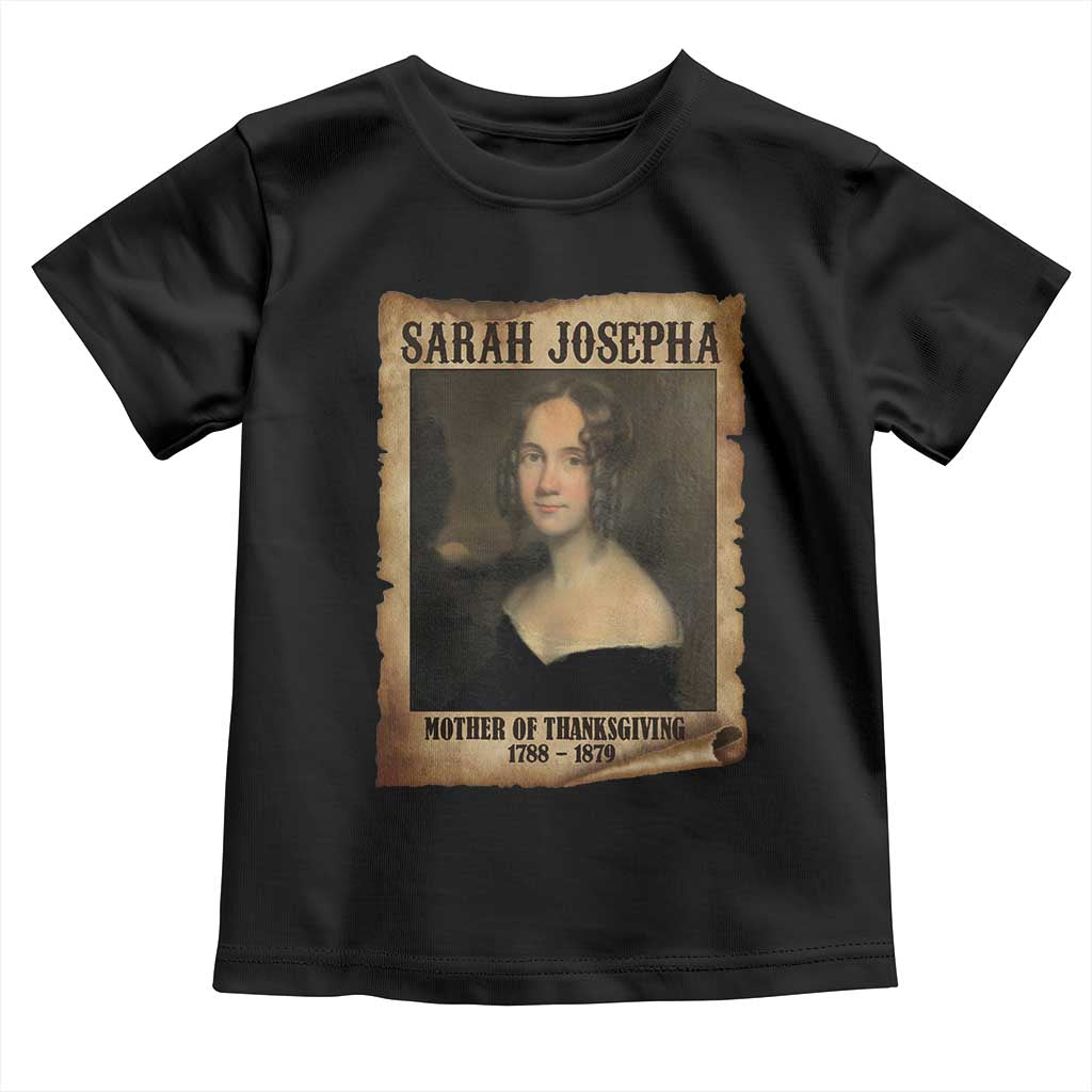 Sarah Josepha Hale Toddler T Shirt Mother Of Thanksgiving TS11 Black Print Your Wear