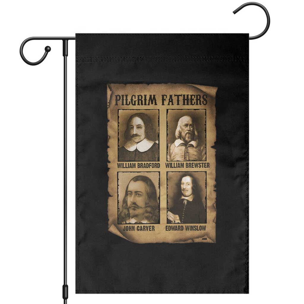 Thanksgiving Pilgrim Fathers Garden Flag Plymouth Colony Massachusetts History TS11 Black Print Your Wear