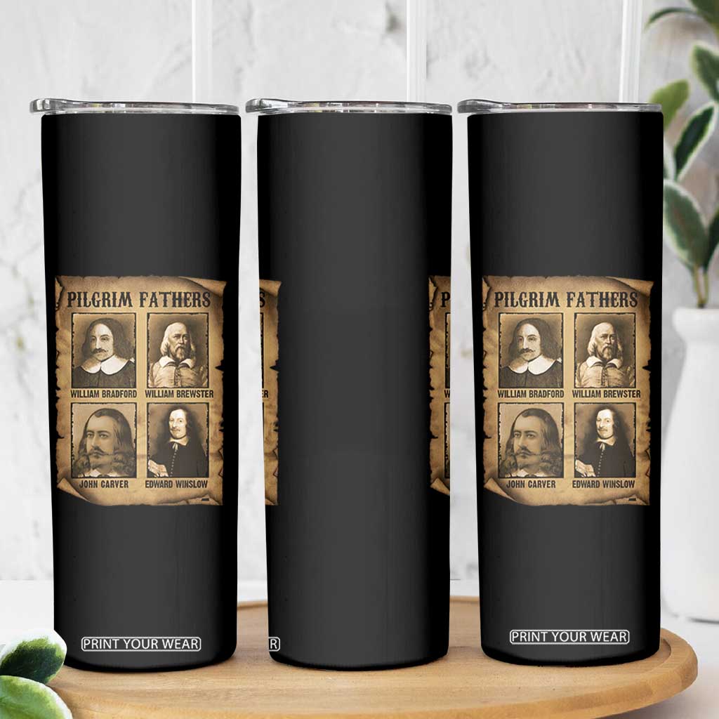 Thanksgiving Pilgrim Fathers Skinny Tumbler Plymouth Colony Massachusetts History TS11 Print Your Wear