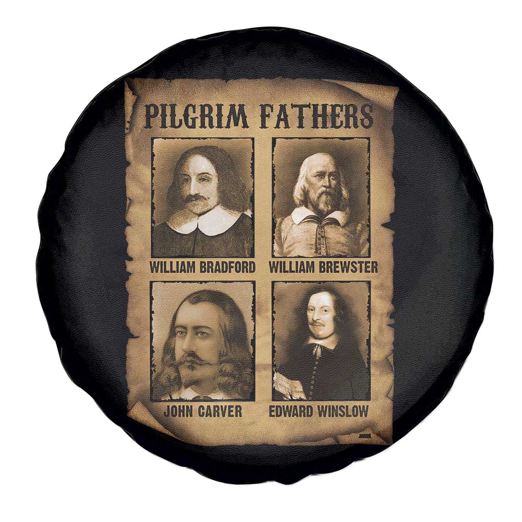 Thanksgiving Pilgrim Fathers Spare Tire Cover Plymouth Colony Massachusetts History TS11 Print Your Wear