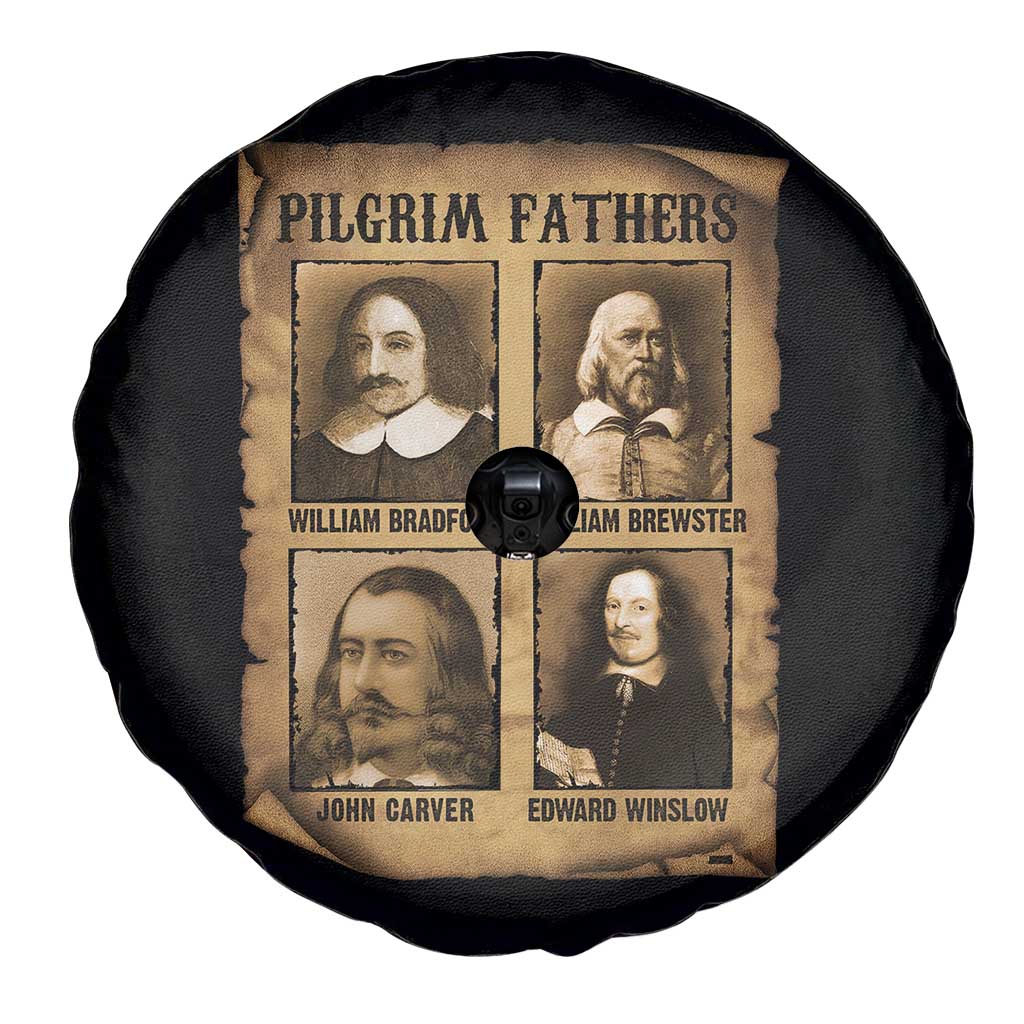 Thanksgiving Pilgrim Fathers Spare Tire Cover Plymouth Colony Massachusetts History TS11 Print Your Wear