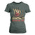 Funny Christmas Santa Viking T Shirt For Women Sleigh All Day Xmas Pagan Norse Longship TS11 Dark Forest Green Print Your Wear