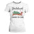 Funny Christmas Wiener Dog T Shirt For Women Dachshund Through The Snow Xmas Tree TS11 White Print Your Wear