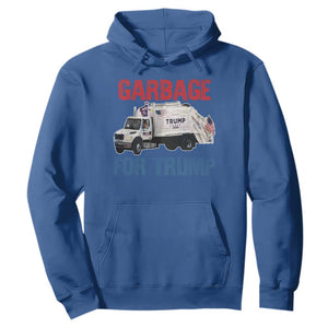 Garbage For Trump 2024 Hoodie Vintage Truck American Flag TS11 Royal Blue Print Your Wear