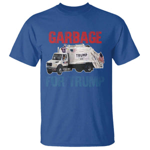 Garbage For Trump 2024 T Shirt Vintage Truck American Flag TS11 Royal Blue Print Your Wear