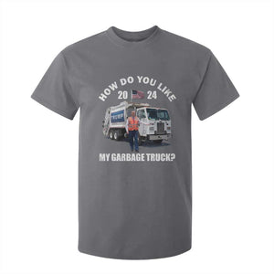 Funny Trump Garbage 2024 T Shirt For Kid How Do You Like My Garbage Truck 2024 TS11 Charcoal Print Your Wear