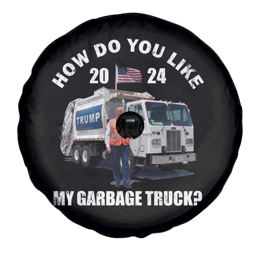 Funny Trump Garbage 2024 Spare Tire Cover How Do You Like My Garbage Truck 2024 TS11 Print Your Wear