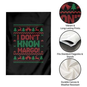 I Dont Know Margo Christmas Movie Garden Flag Funny Xmas Couple Matching TS11 Print Your Wear