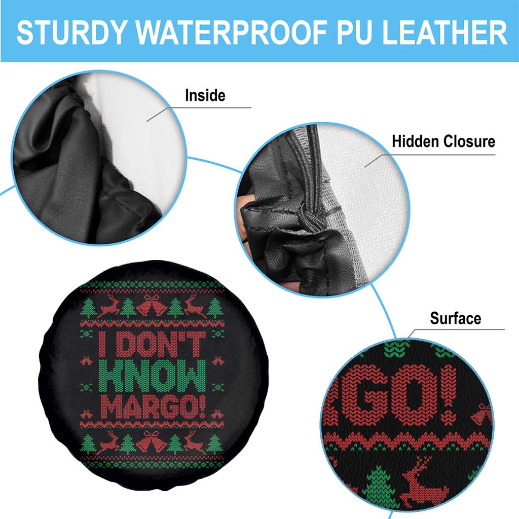 I Dont Know Margo Christmas Movie Spare Tire Cover Funny Xmas Couple Matching TS11 Print Your Wear