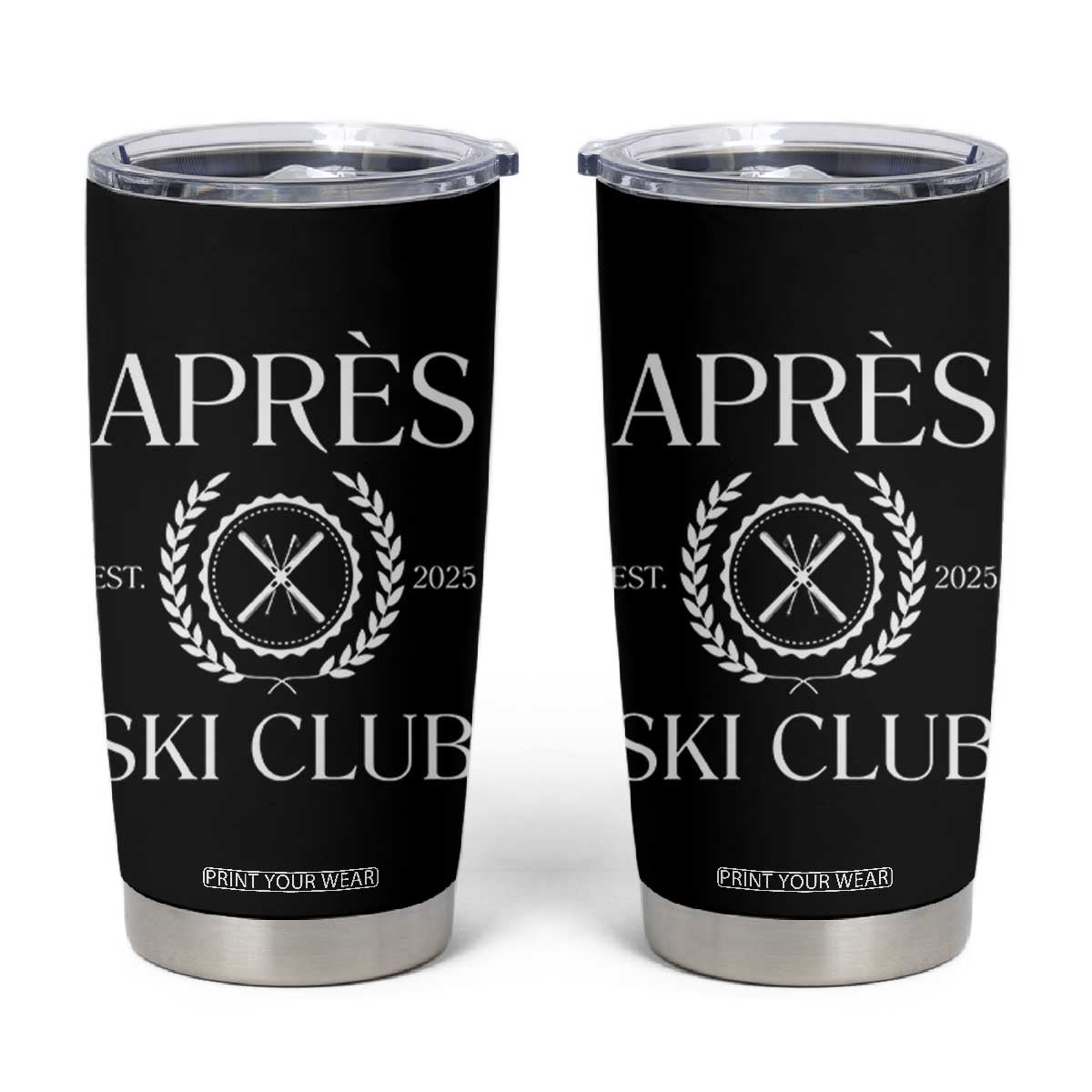 Apres Ski Club 2025 Tumbler Cup Winter Vacation Drinking Party TS11 Black Print Your Wear