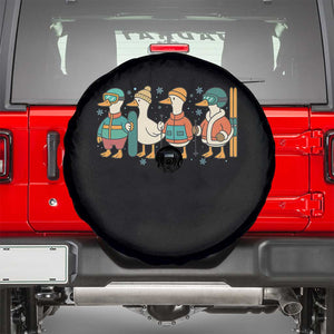 Funny Ski Snowboard Goose Spare Tire Cover Up To Snow Good Winter Sport TS11 Black Print Your Wear