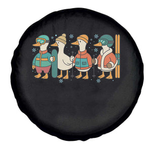 Funny Ski Snowboard Goose Spare Tire Cover Up To Snow Good Winter Sport TS11 Print Your Wear