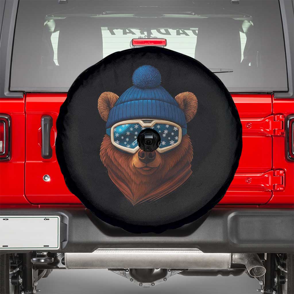 Grizzly Bear Snowboard Goggles Skiing Snow Winter Sport Spare Tire Cover TS11 Black Print Your Wear