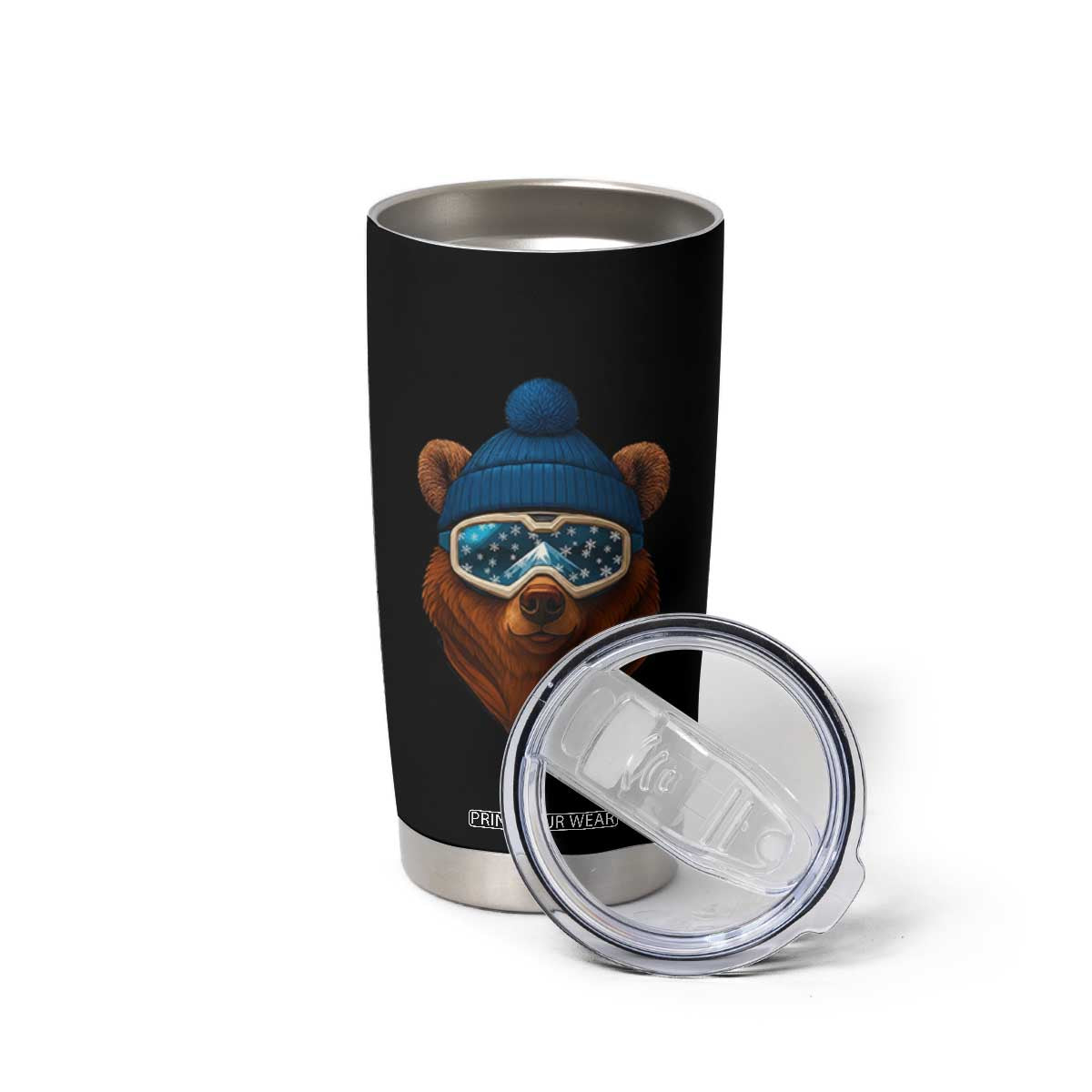 Grizzly Bear Snowboard Goggles Skiing Snow Winter Sport Tumbler Cup TS11 Print Your Wear