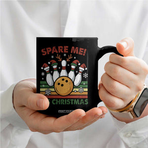 Funny Christmas Bowling Coffee Mug Spare Me Its Xmas Festive Holiday - Print Your Wear