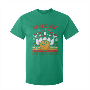 Funny Christmas Bowling T Shirt For Kid Spare Me Its Xmas Festive Holiday TS11 Irish Green Print Your Wear
