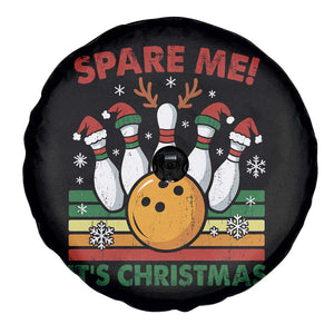 Funny Christmas Bowling Spare Tire Cover Spare Me Its Xmas Festive Holiday TS11 Print Your Wear