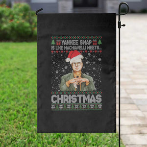 Funny Christmas Office Movie Garden Flag Yankee Swap Is Like Machiavelli Meets Christmas TS11 Print Your Wear