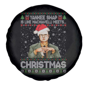 Funny Christmas Office Movie Spare Tire Cover Yankee Swap Is Like Machiavelli Meets Christmas TS11 Print Your Wear